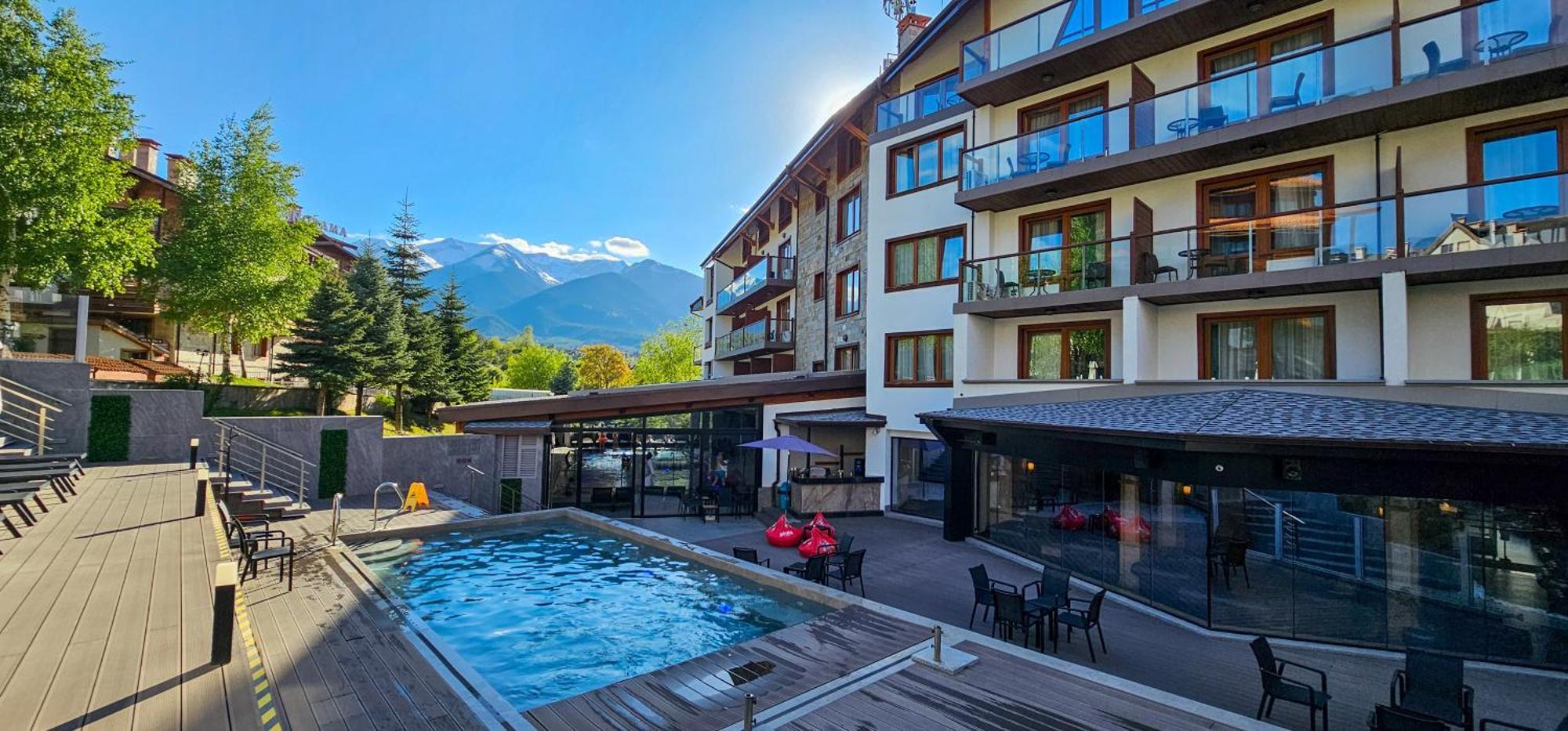 Apartmanica Double Room Apartment 101-12, Big Terrace, St Ivan Rilski 4 Star Spa Resort, Bansko Exterior foto